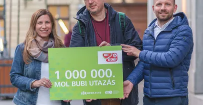 Öt hónap alatt több, mint egymilliószor utaztak a megújult MOL Bubival